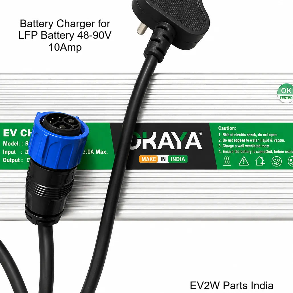 OPG Mobility CAN Lithium Battery Charger 48V–90V 10A | Chogori 6-Pin | F2B F3 F4 F2T F2F