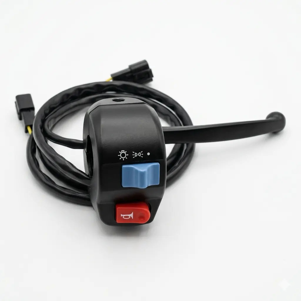 Right-Hand Brake Lever & Cut-Off Switch for Hero Photon | Safe-Stop Series @ EV2W