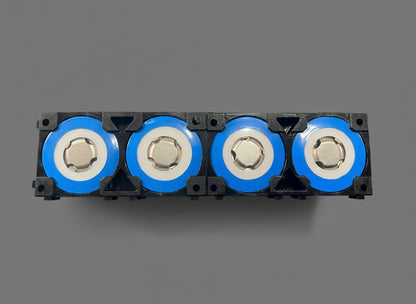 32700 LFP Cell Pack of 4 Cells with cell holder | 3.2V 6000mAh | Ion-Drive Series @ EV2W