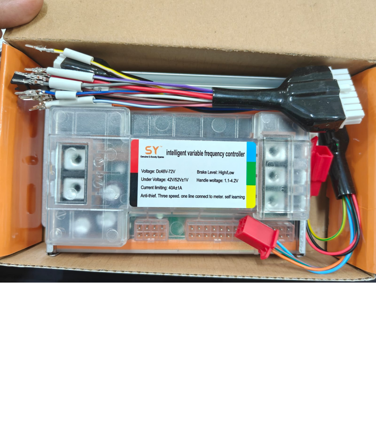 Smart Sine Wave BLDC Motor Controller | 48V–72V 40A | Electric Scooter