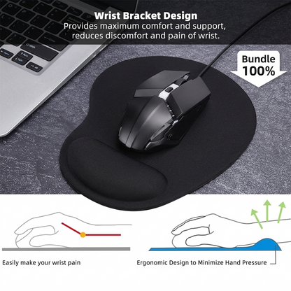 1600 DPI RGB Gaming Mouse & Gel Wrist Support Bundle | Ergo-Pro Series @ EV2W