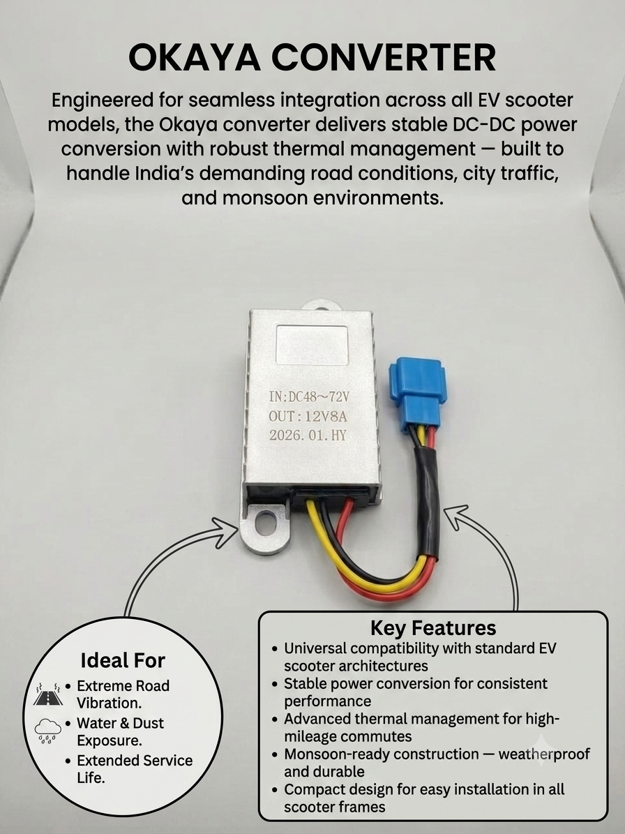 DC_DC Convertor 48-72V/12V (OKAYA)