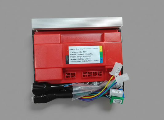 Smart Sine Wave BLDC Motor Controller | 48V–72V 40A | Electric Scooter