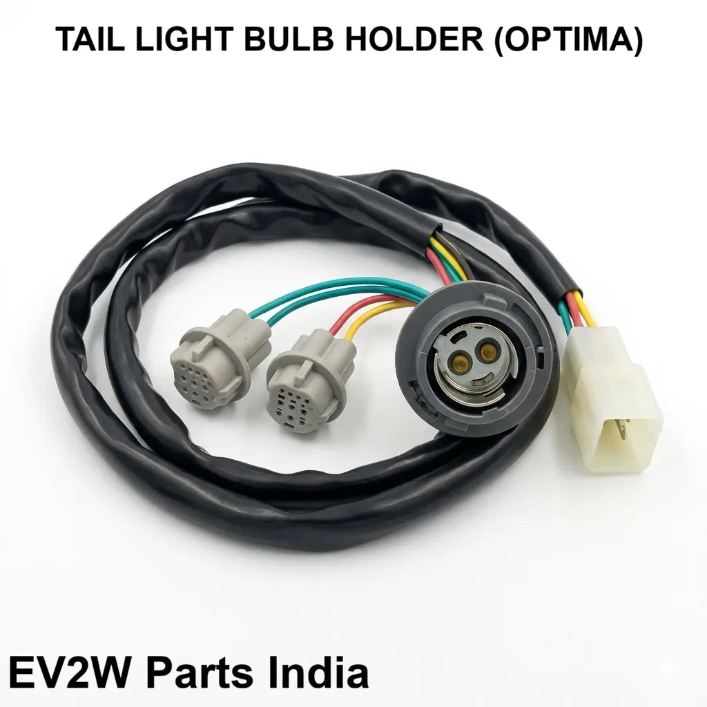 Tail Light & Indicator Bulb Holder Harness for Hero Electric Optima | Stop-Link Series @ EV2W