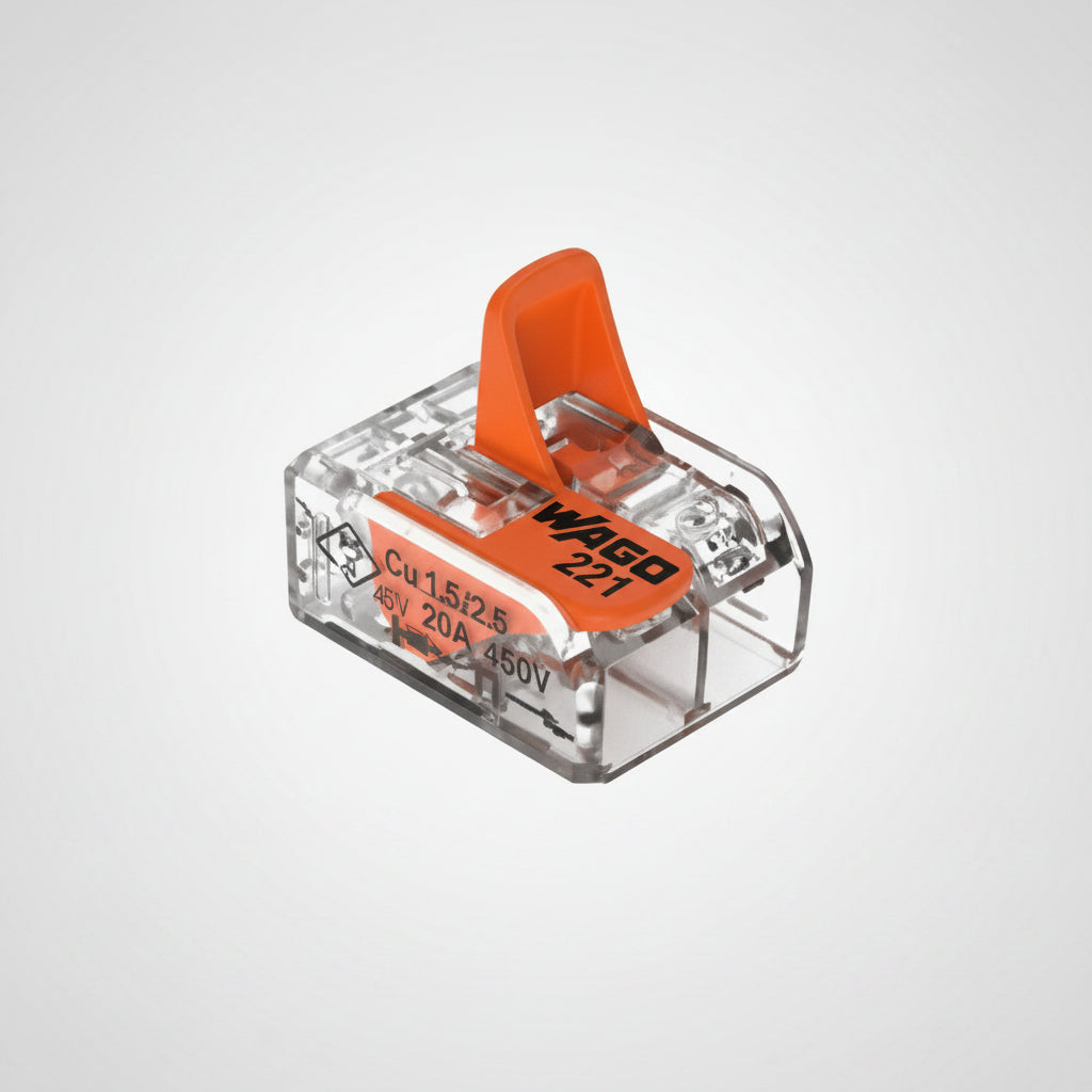 Wago Connector 2 in easy installation