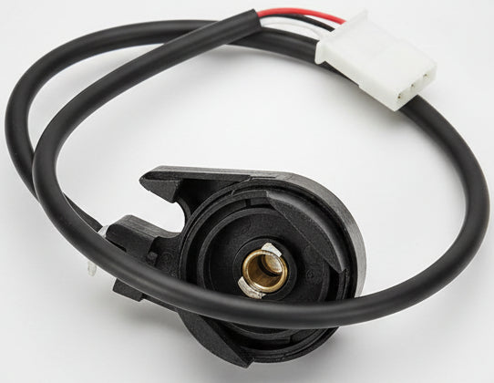 Car ignition switch on a textured surface