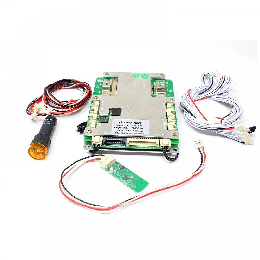 JBD 24S Smart BMS (40A) with Bluetooth & 6-Wire Harness | Ion-Core Series @ EV2W